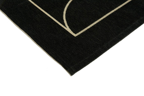 Signet Black modern szőnyeg részlete közelről