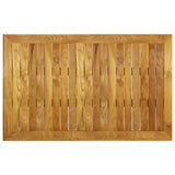 Stolová doska z masívneho teakového dreva