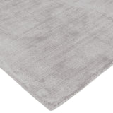 Tere Light Gray viszkóz szőnyeg sarokrészlete közelről