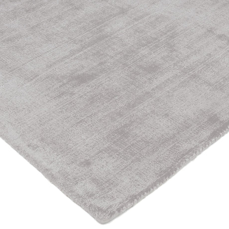 Tere Light Gray viszkóz szőnyeg sarokrészlete közelről