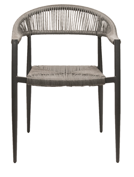 Záhradná stolička Jonah, sivá
