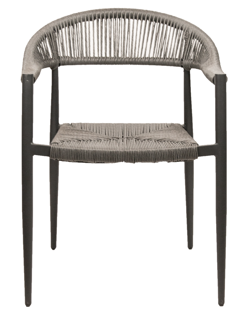 Záhradná stolička Jonah, sivá