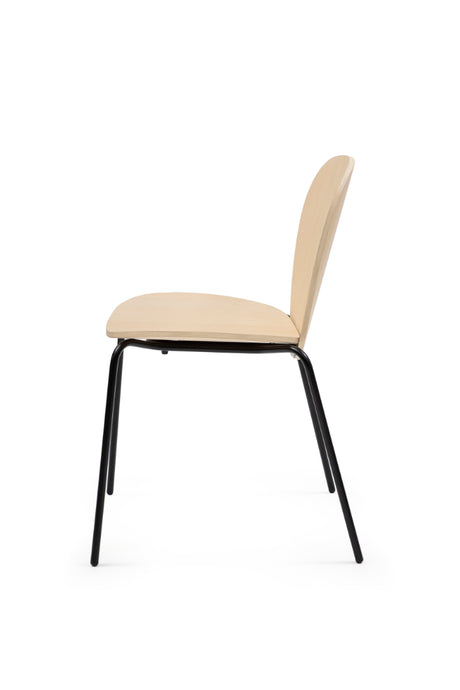 Têt design szék acélvázzal