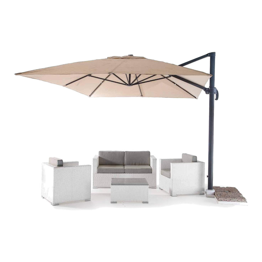 Grattoni Trieste Light oldalkaros napernyő 3x4 m