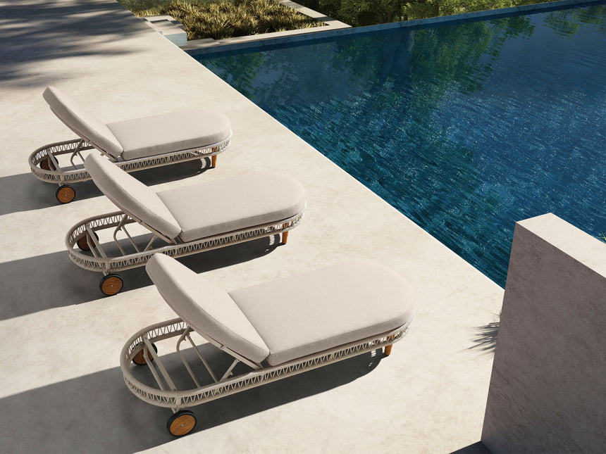 Higold Vasca napozóágy - bézs