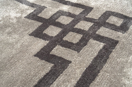 Venezia Stone viszkóz szőnyeg szálszerkezete közelről
