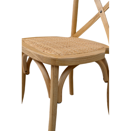 Font rattan ülőlap részlete natúr fa vázon