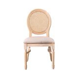 Medalion szék rattan medalion háttámlájának részlete