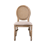 Rusztikus Medalion szék kárpitozott ülőlapjának részlete