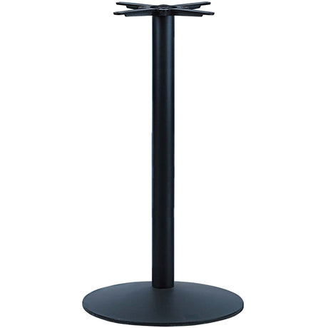 York bárasztal láb öntöttvas Ø55 cm talppal, fekete, 107 cm magas