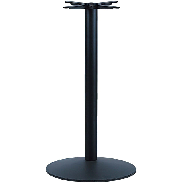 York bárasztal láb öntöttvas Ø55 cm talppal, fekete, 107 cm magas